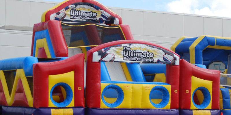 inflatable obstacle course in the usa